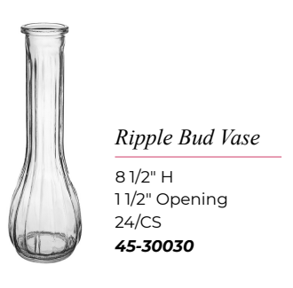 Ripple Bud Vase